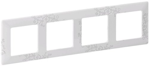 Рамка универсальная Legrand Valena Life 4-м. эл грей картинка